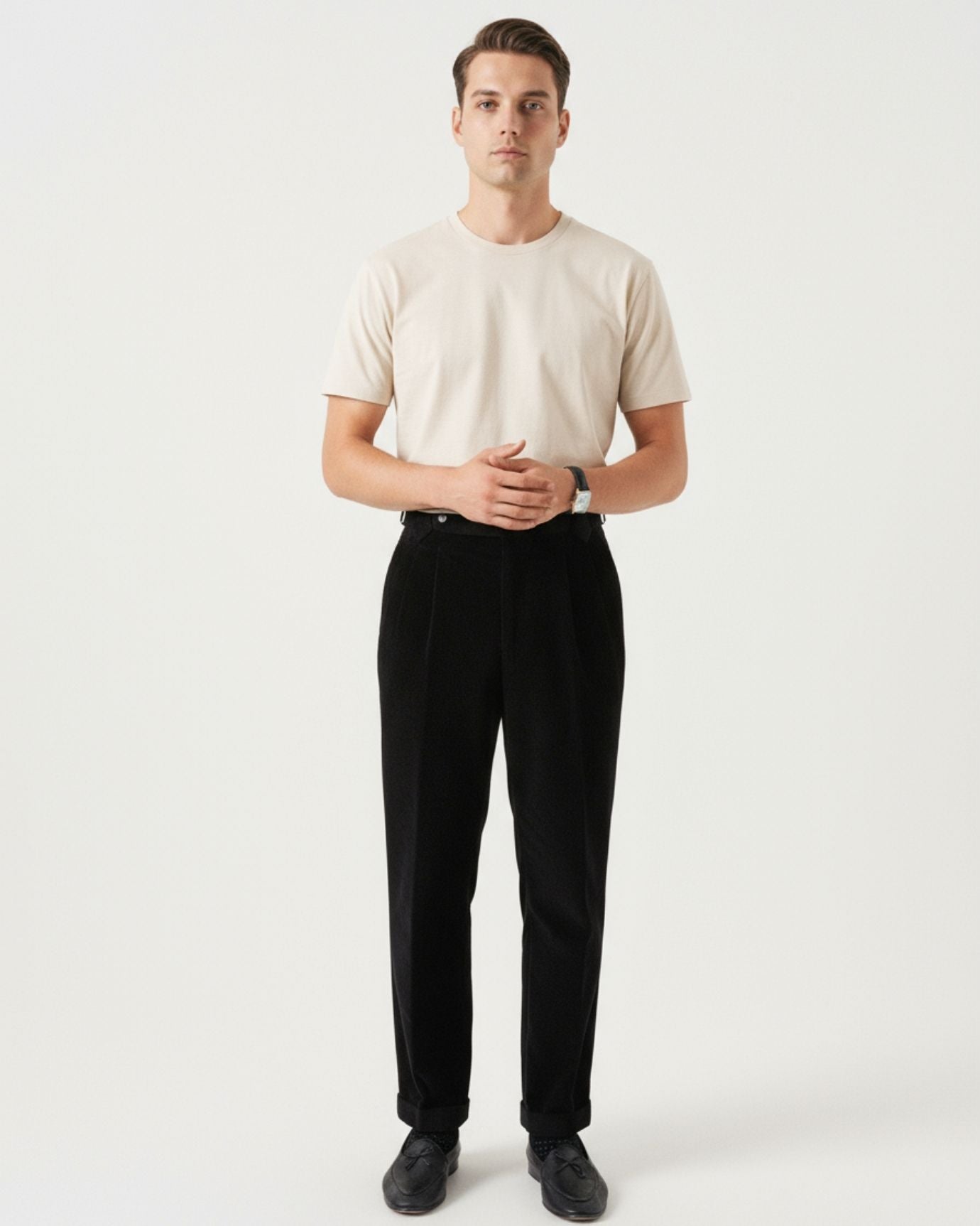 Cotton Corduroy Trousers