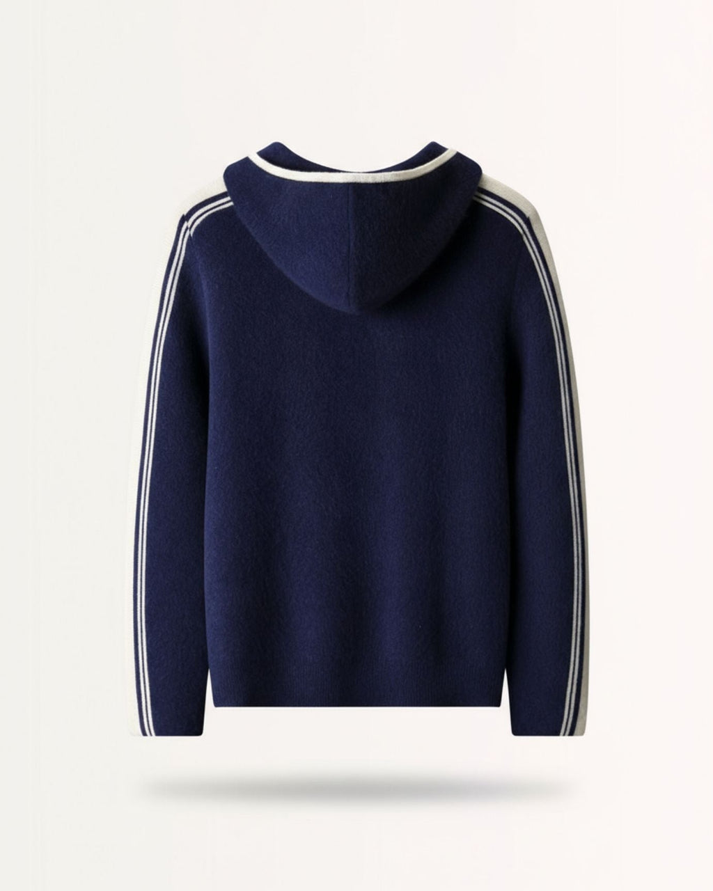 Wool & Cashmere blend hooded zipper