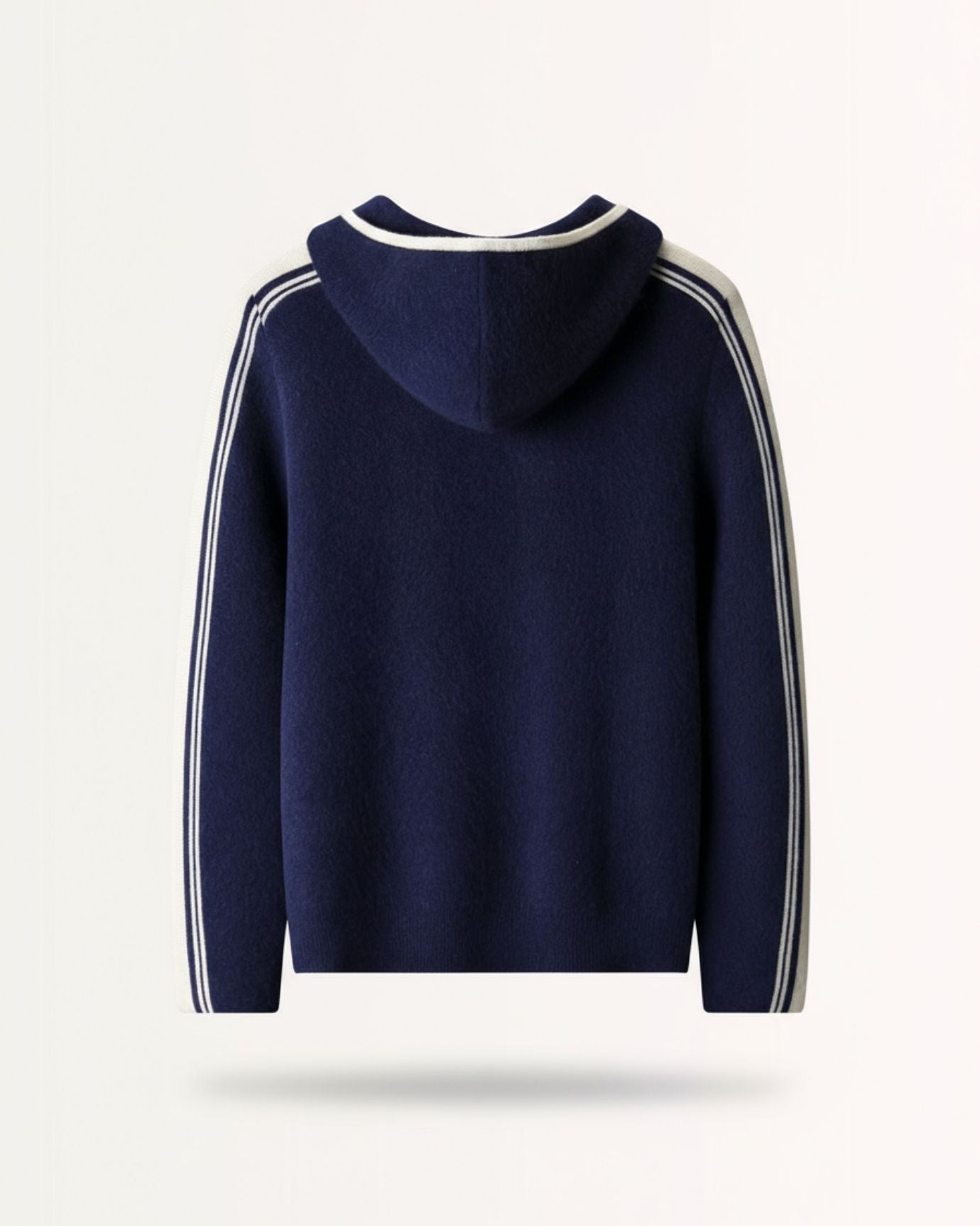 Wool & Cashmere blend hooded zipper