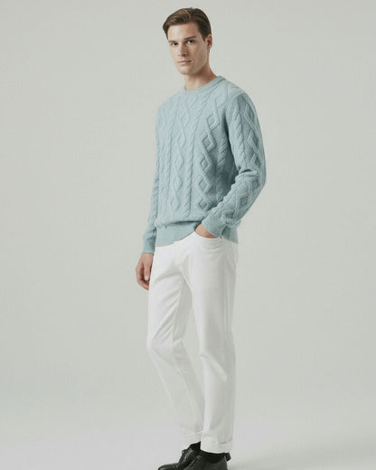 Fine Cashmere & Wool Sweater Pullover