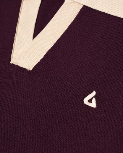 Old Money Polo Shirt Bordeaux