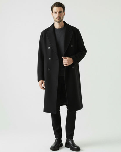 Cashmere & Wool Coat Loose Fit