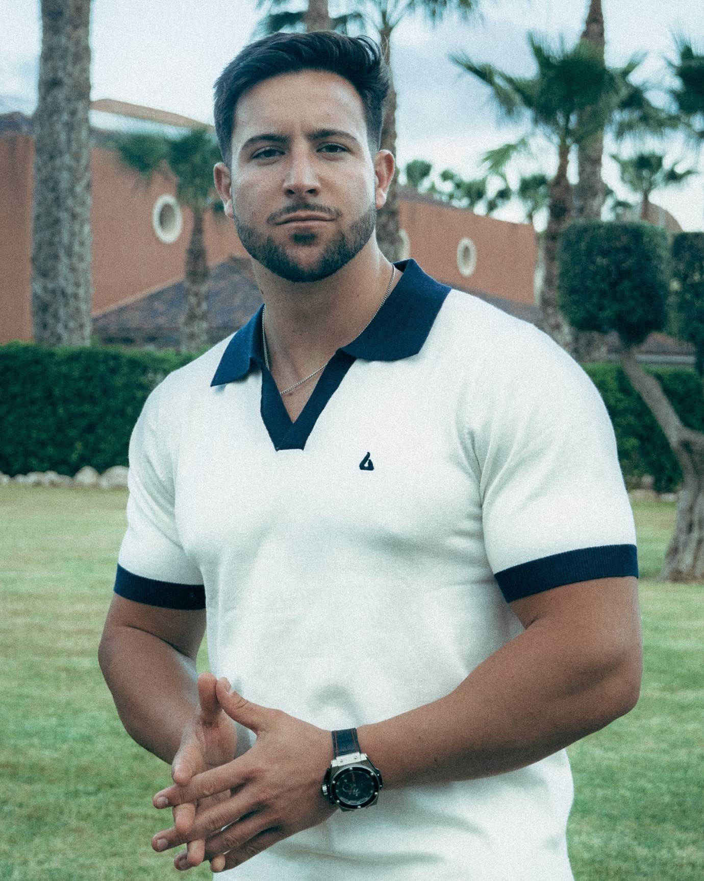 Old Money Polo Shirt White