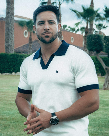 Old Money Polo Shirt White