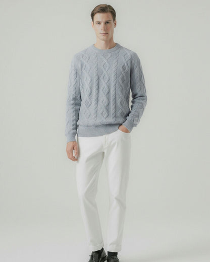 Fine Cashmere & Wool Sweater Pullover