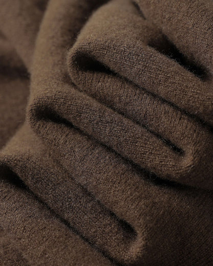 Wool & cashmere Vest Doble-Sided Zipper