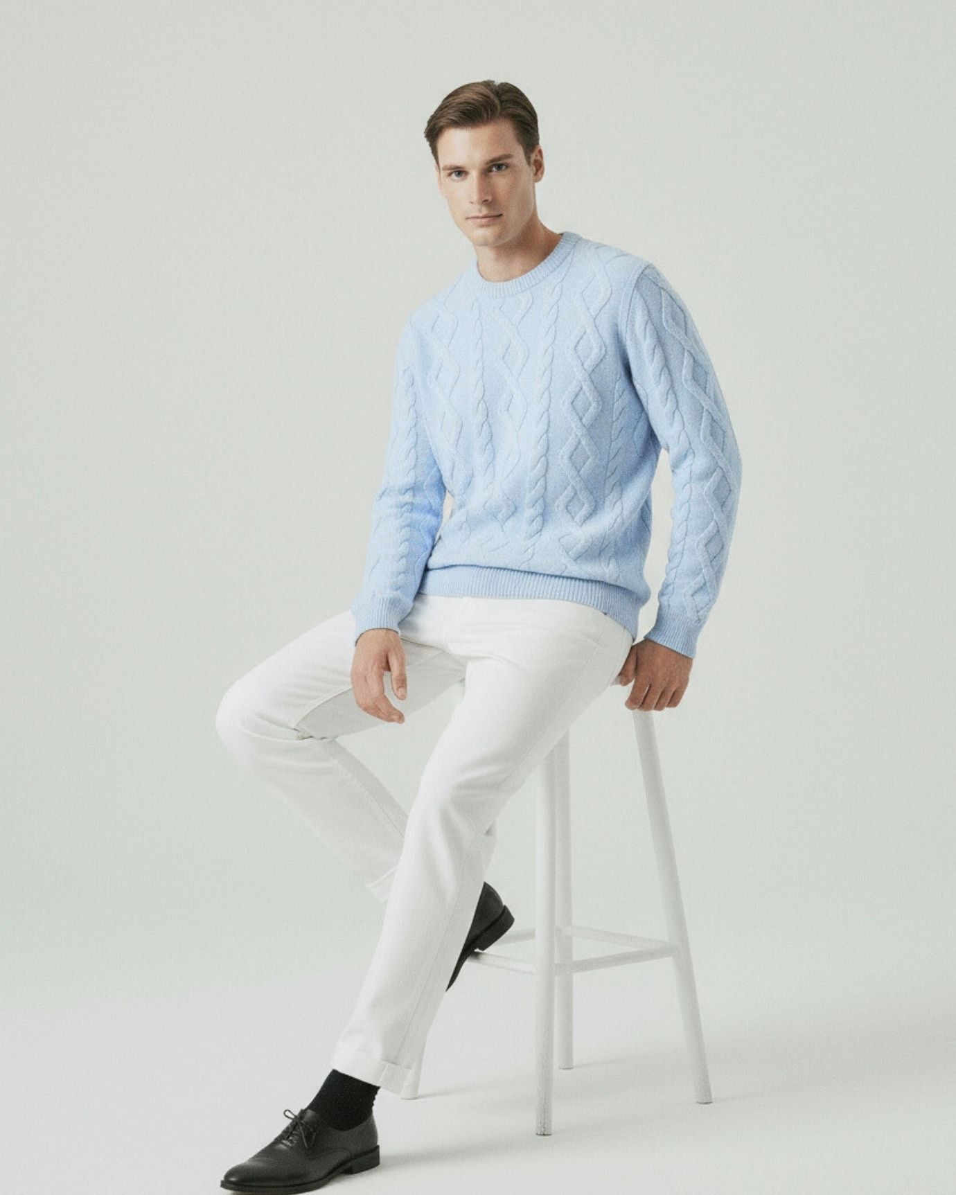 Fine Cashmere & Wool Sweater Pullover