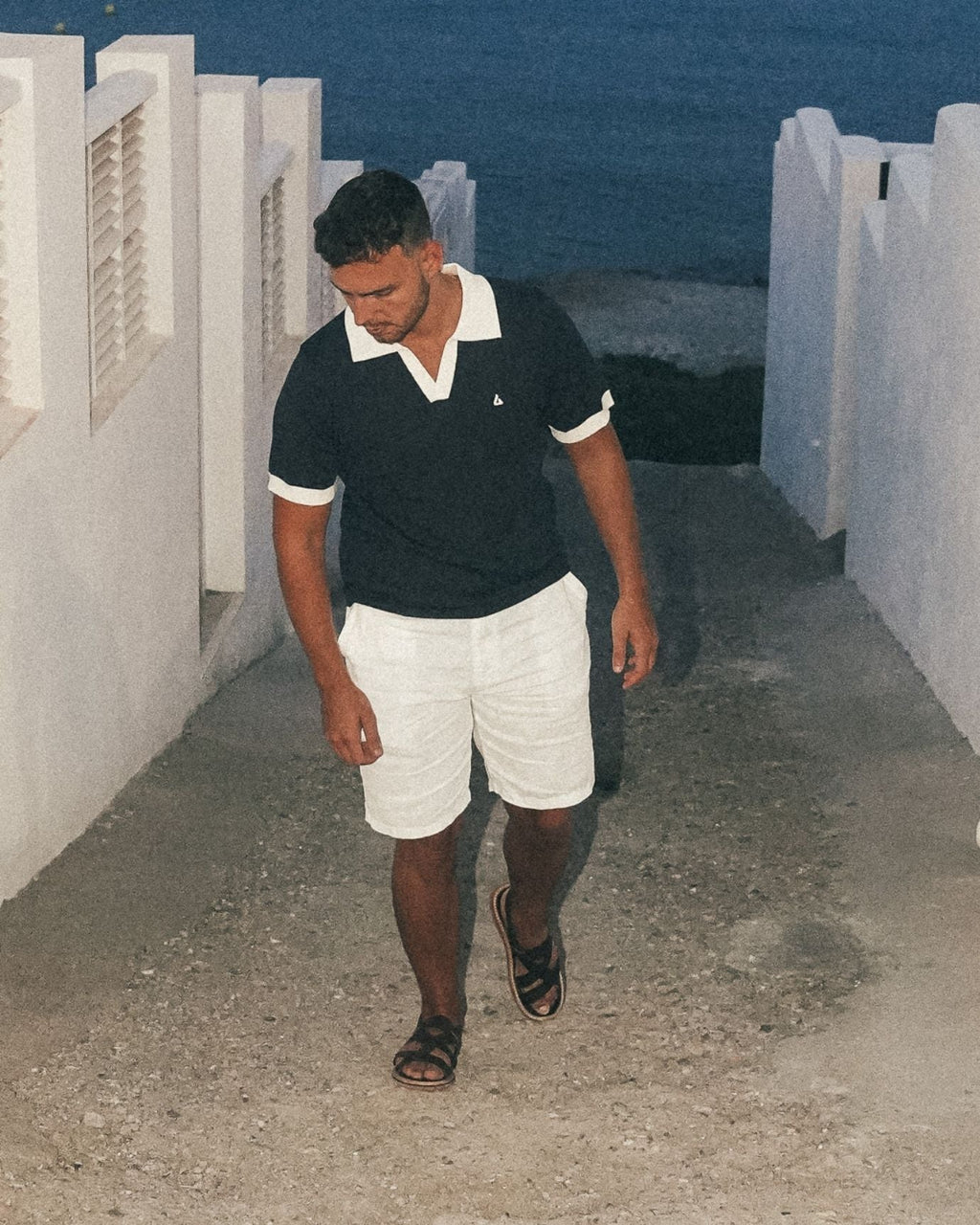 Old Money Polo Shirt Navy Blue