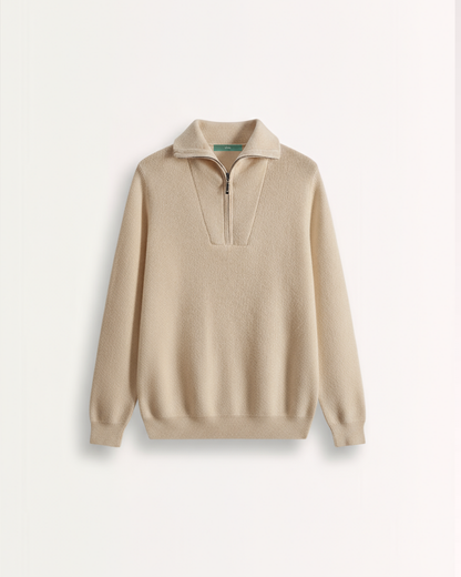 Cashmere Sweater Zipper Thickened