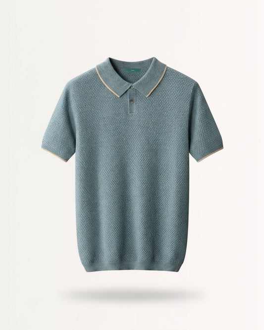 Cashmere Polo Short Sleeve Business Casual