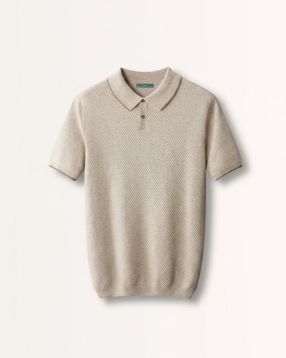Cashmere Polo Short Sleeve Business Casual