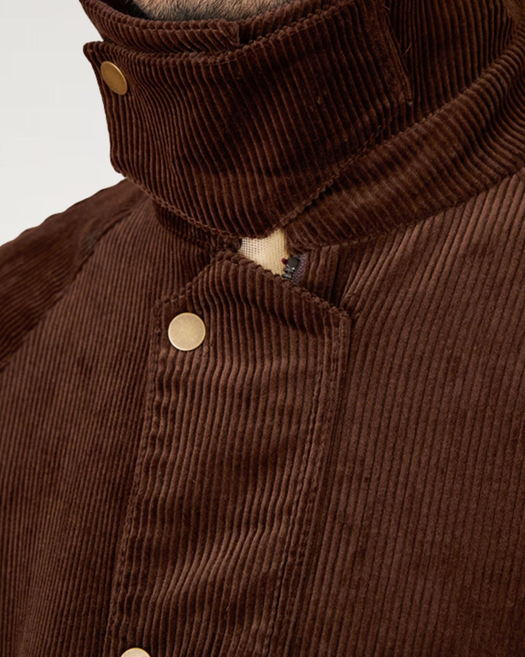 British Retro Jacket Cotton Corduroy