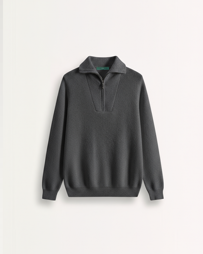 Cashmere Sweater Zipper Thickened