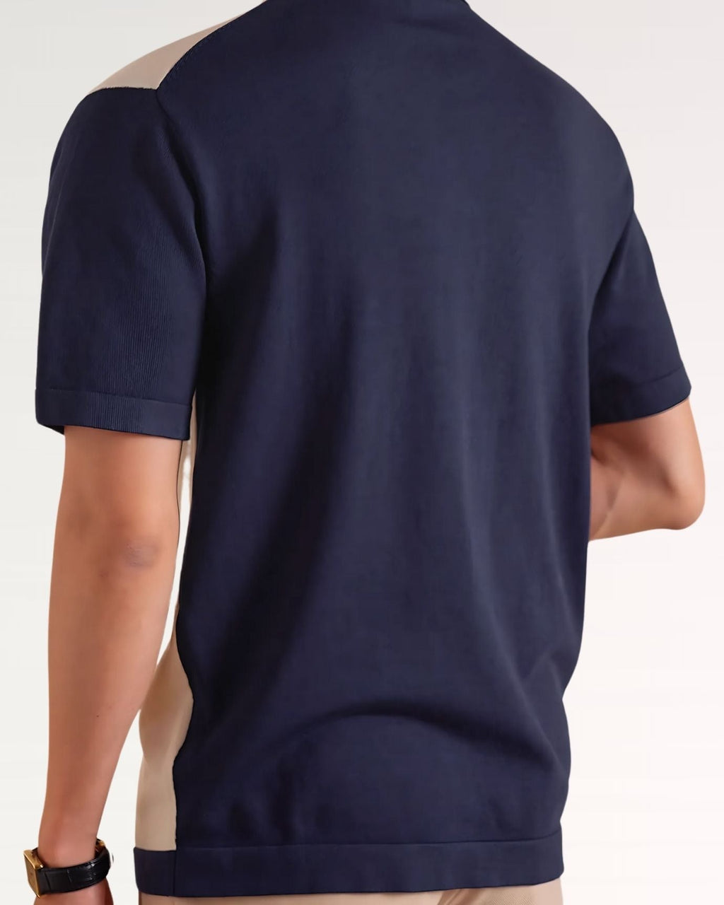 Tibetan Polo Collar Knitted Shirt