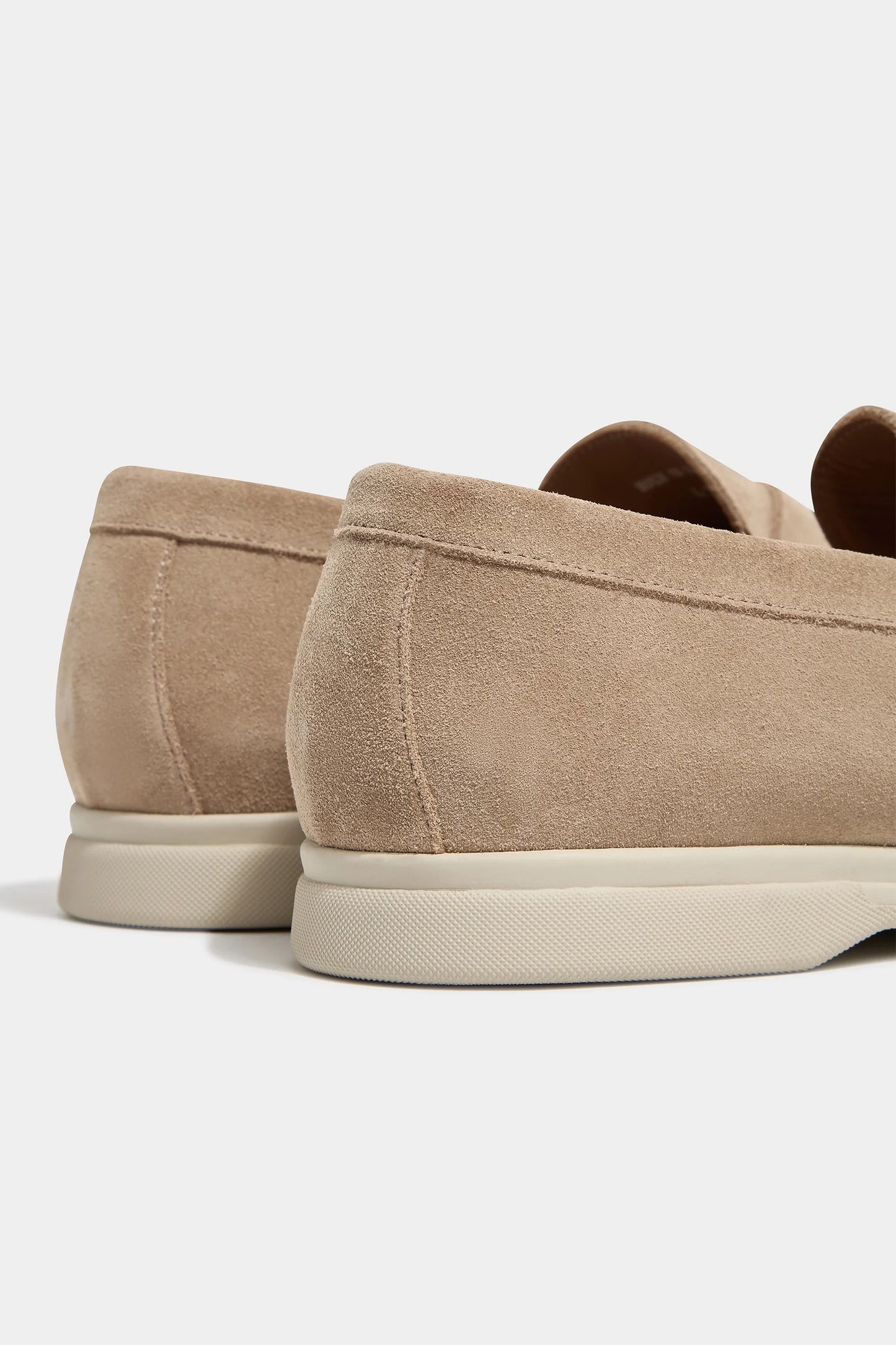 Beige penny loafers - Made in Italy