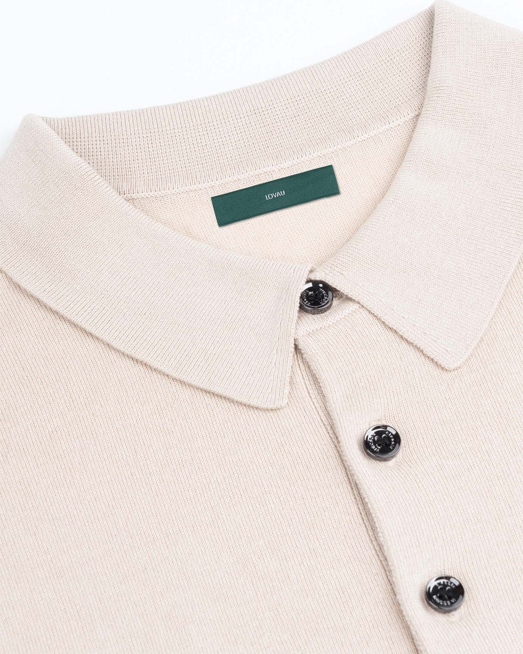 Mulberry Silk Cashmere Polo short-sleeved