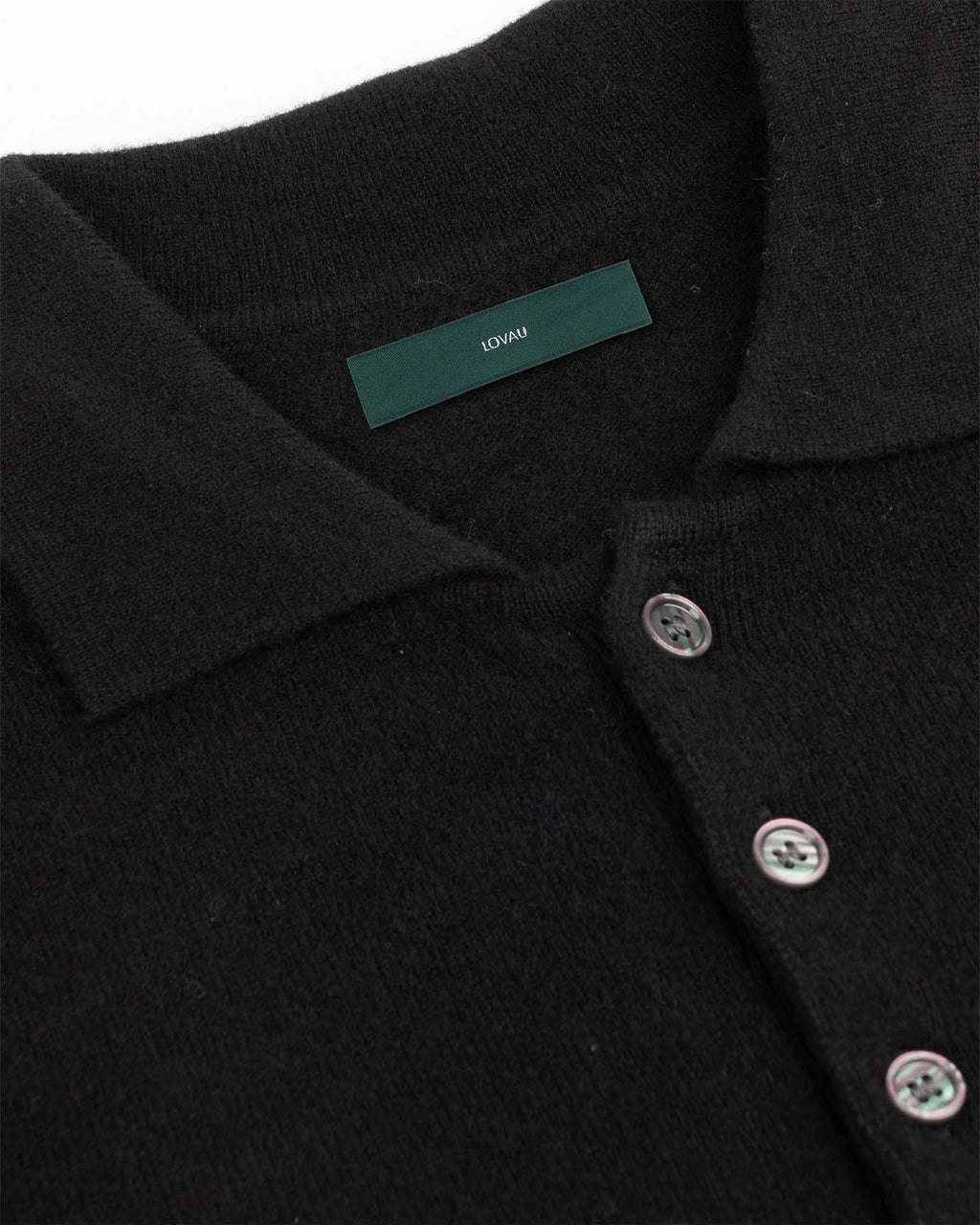 Mulberry Silk Cashmere Polo short-sleeved