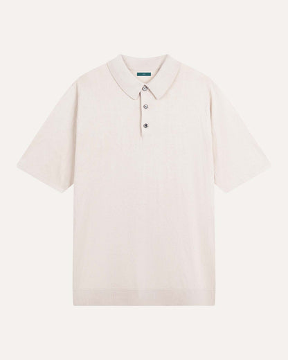 Mulberry Silk Cashmere Polo short-sleeved