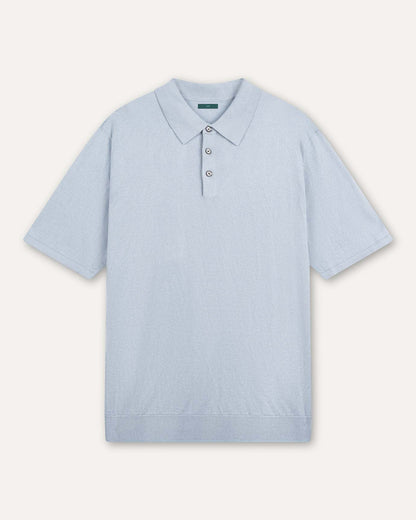 Mulberry Silk Cashmere Polo short-sleeved