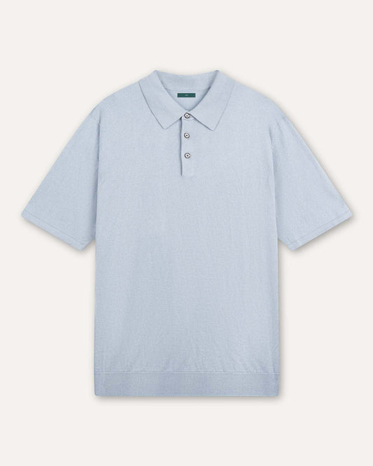 Mulberry Silk Cashmere Polo short-sleeved