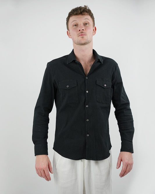 Cotton Old Money Shirt Cordoroy