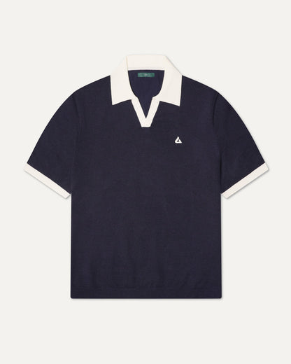 Old Money Polo Shirt Navy Blue