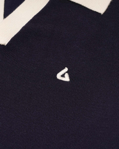 Old Money Polo Shirt Navy Blue