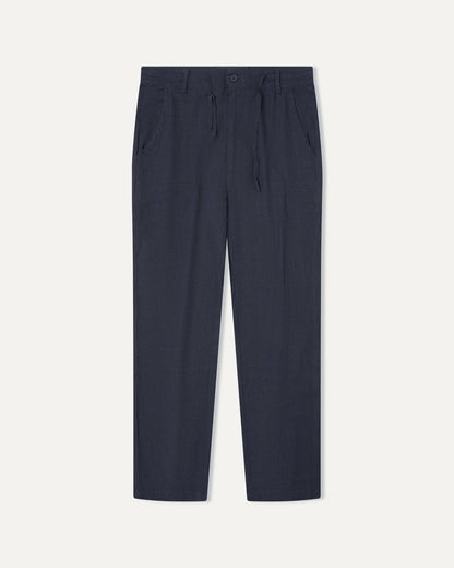 Old Money Dolce Vita Trousers - Navy Blue