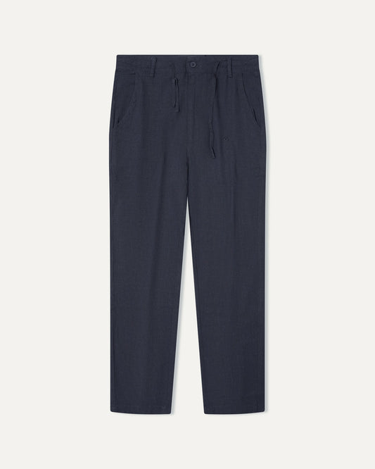 Old Money Dolce Vita Trousers - Navy Blue