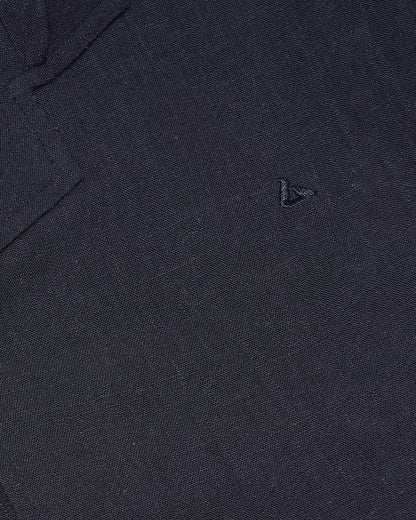 Old Money Dolce Vita Shirt - Navy Blue