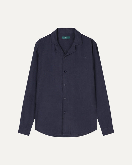 Old Money Dolce Vita Shirt - Navy Blue