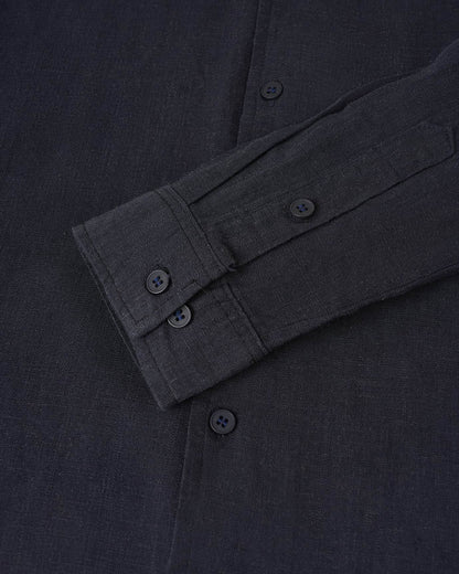 Old Money Dolce Vita Shirt - Navy Blue