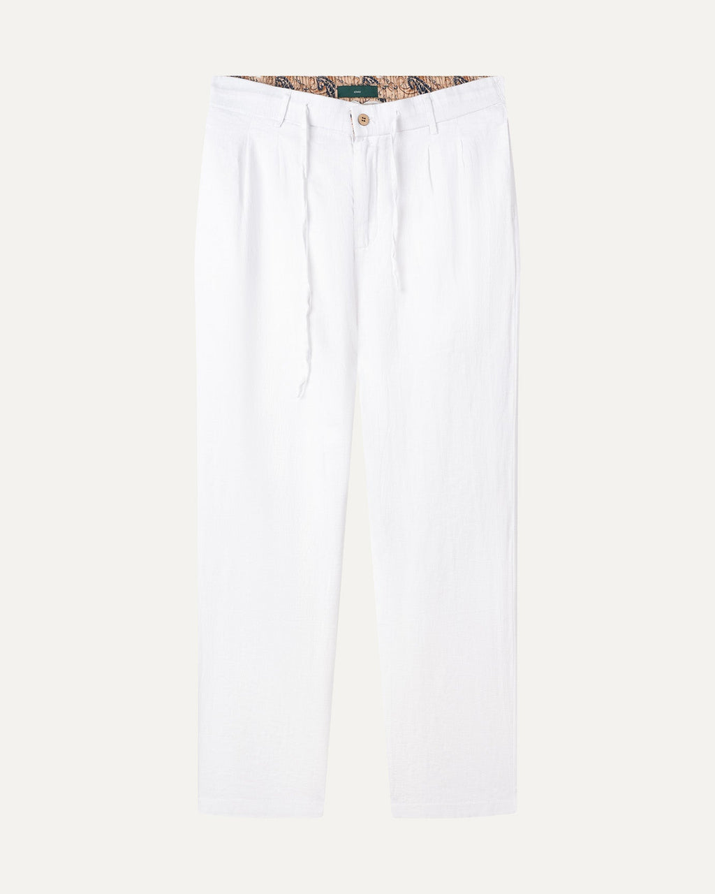 Ibiza Vice Linen Trousers Limited Edition White