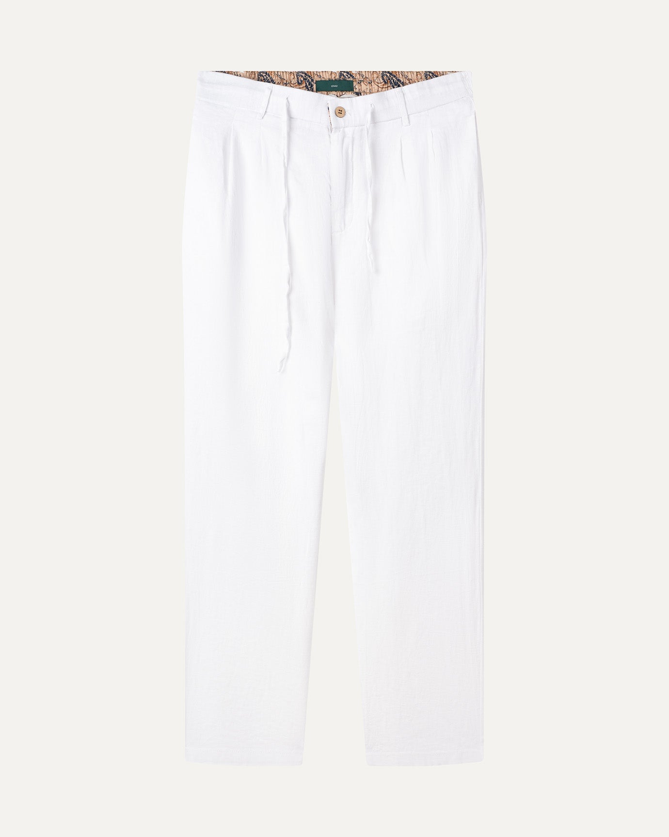 Ibiza Vice Linen Trousers Limited Edition White
