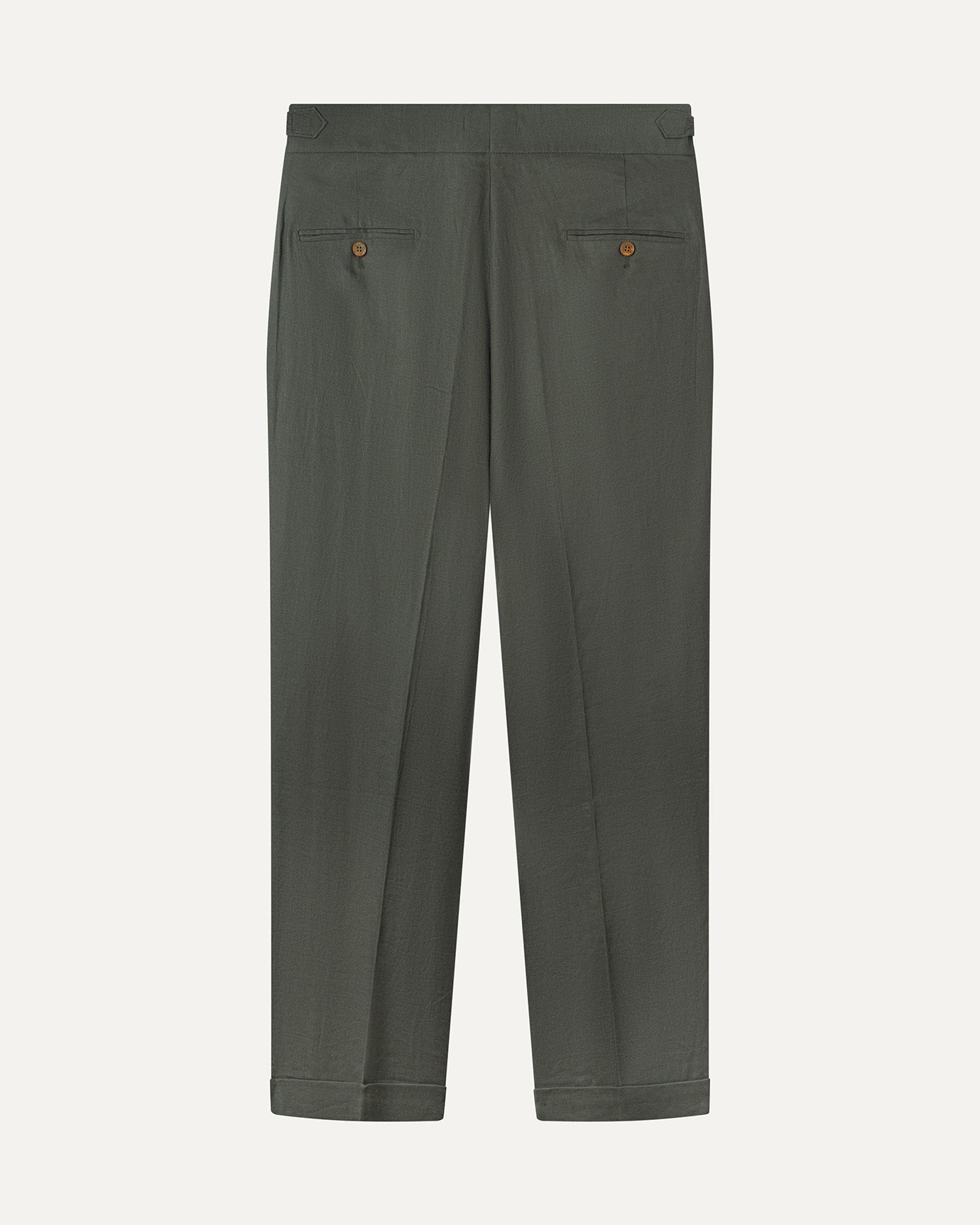 Rome Italian Linen Trousers Green