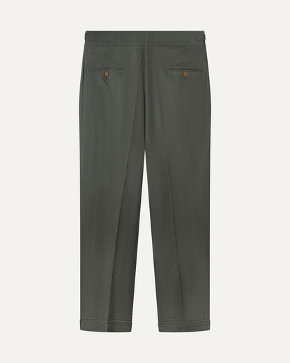 Rome Italian Linen Trousers Green