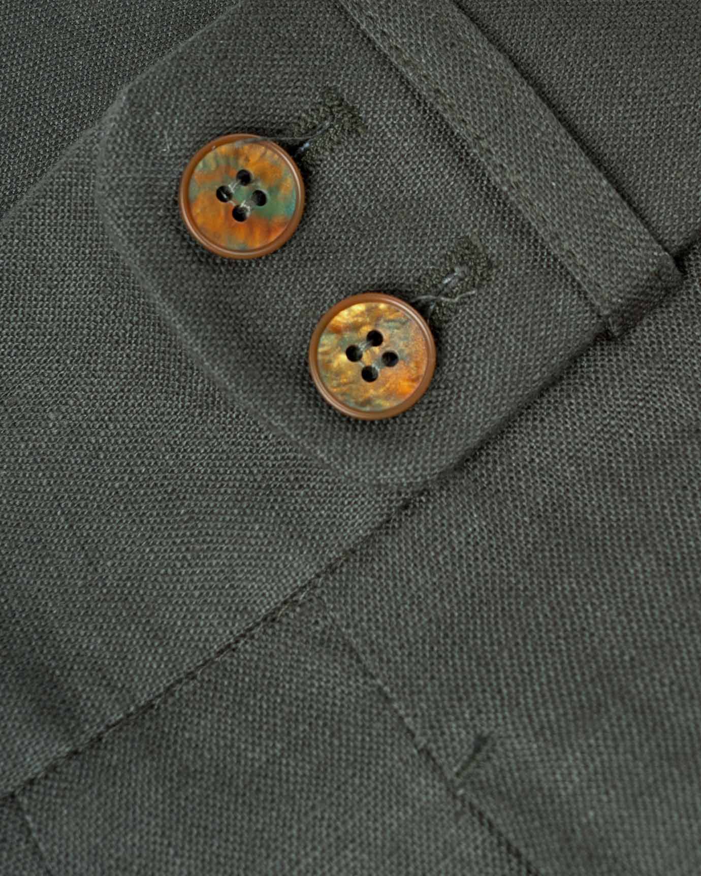 Rome Italian Linen Trousers Green