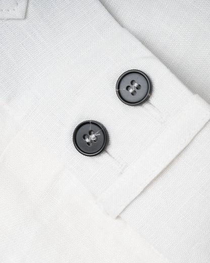 Rome Italian Linen Trousers White