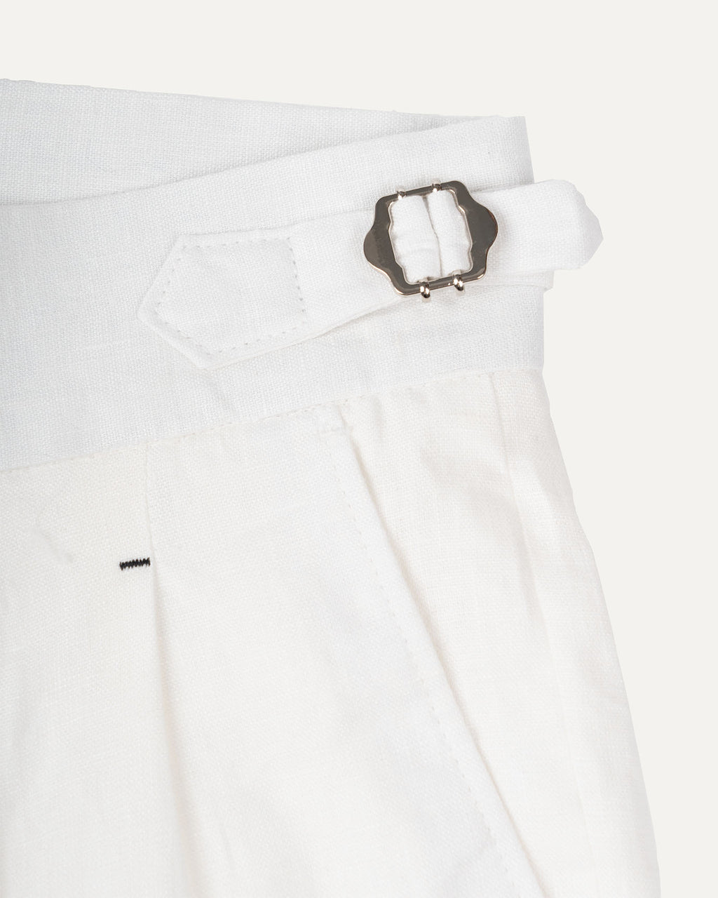 Rome Italian Linen Trousers White