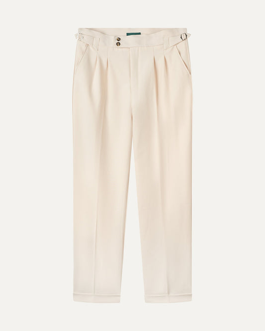 Fine Cotton Trousers Apricot
