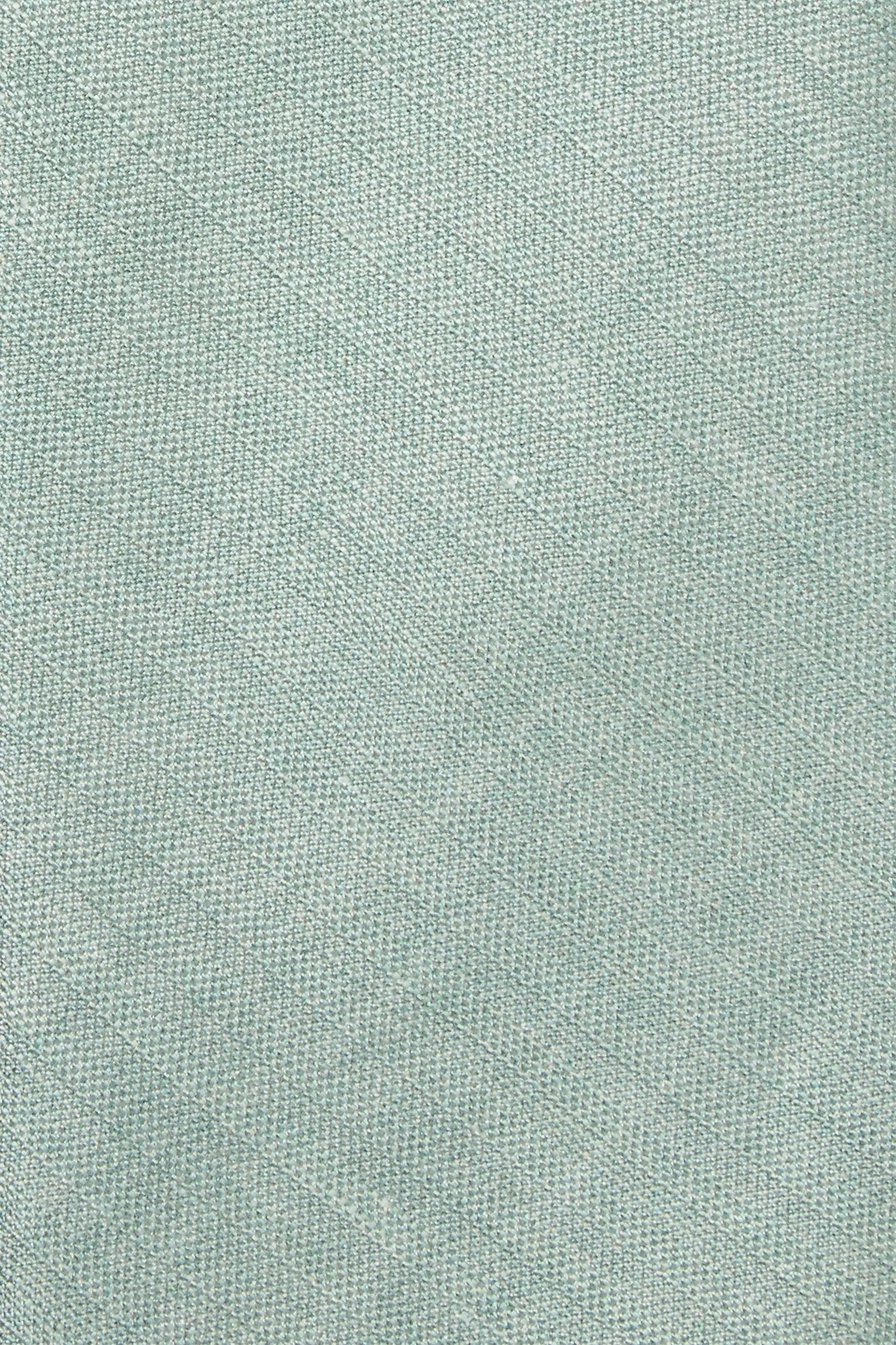 Green linen and silk tie - Made in Italy