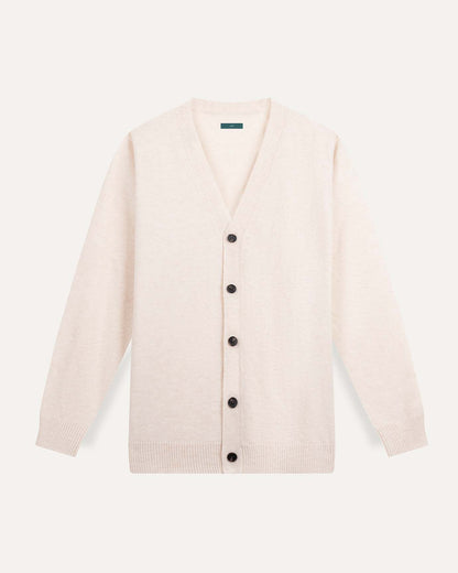 Old Money Wool Cardigan Sweater