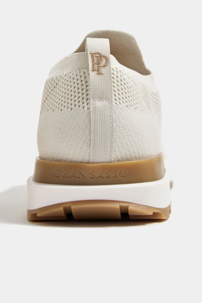 Off-white knitted sneakers - Made In Italy