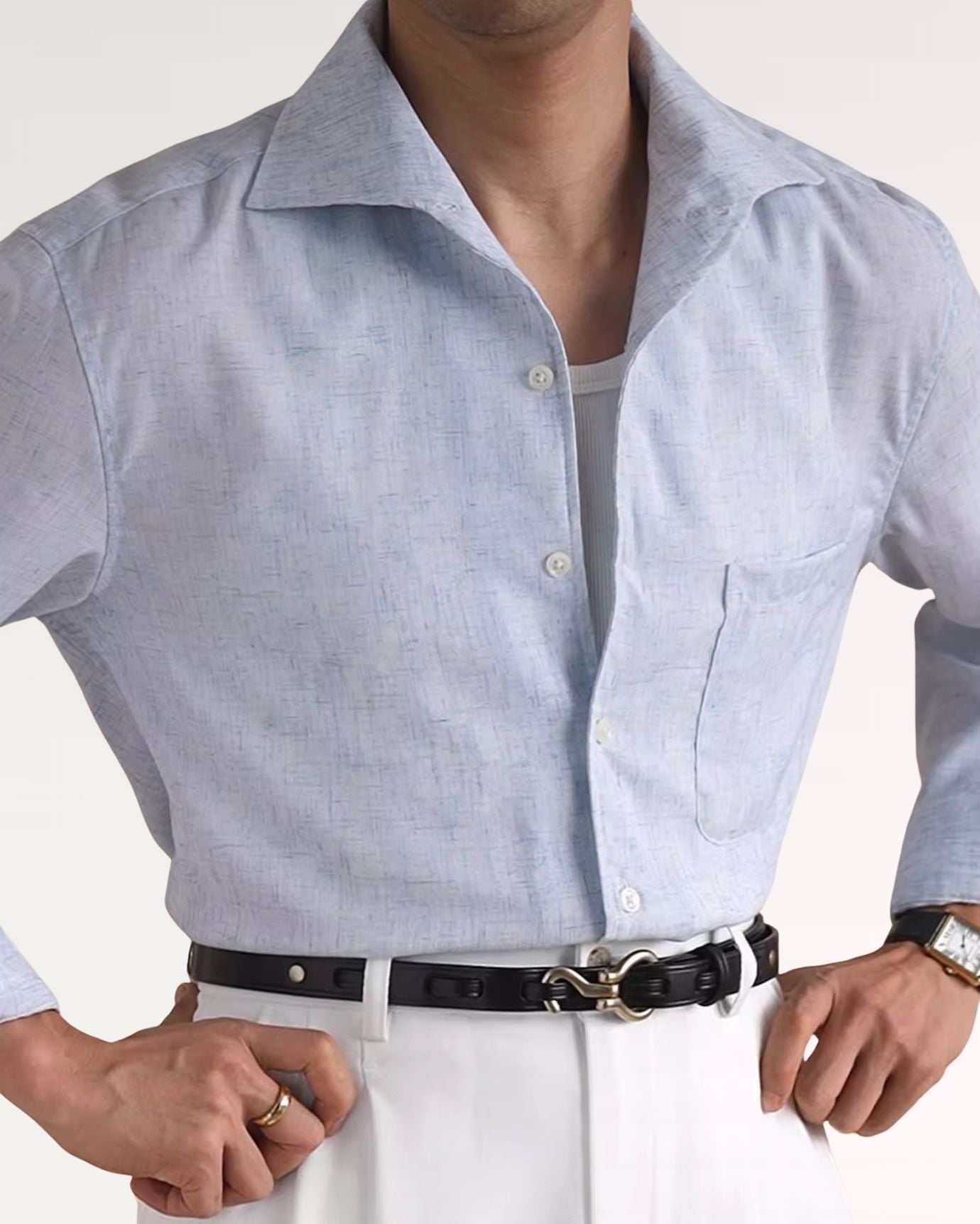 Retro Linen Light Casual Shirt