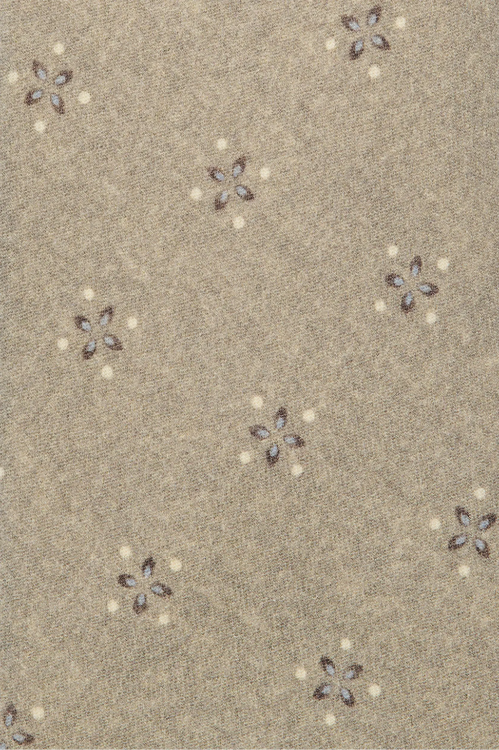 Taupe patterned tie - Made in Italy