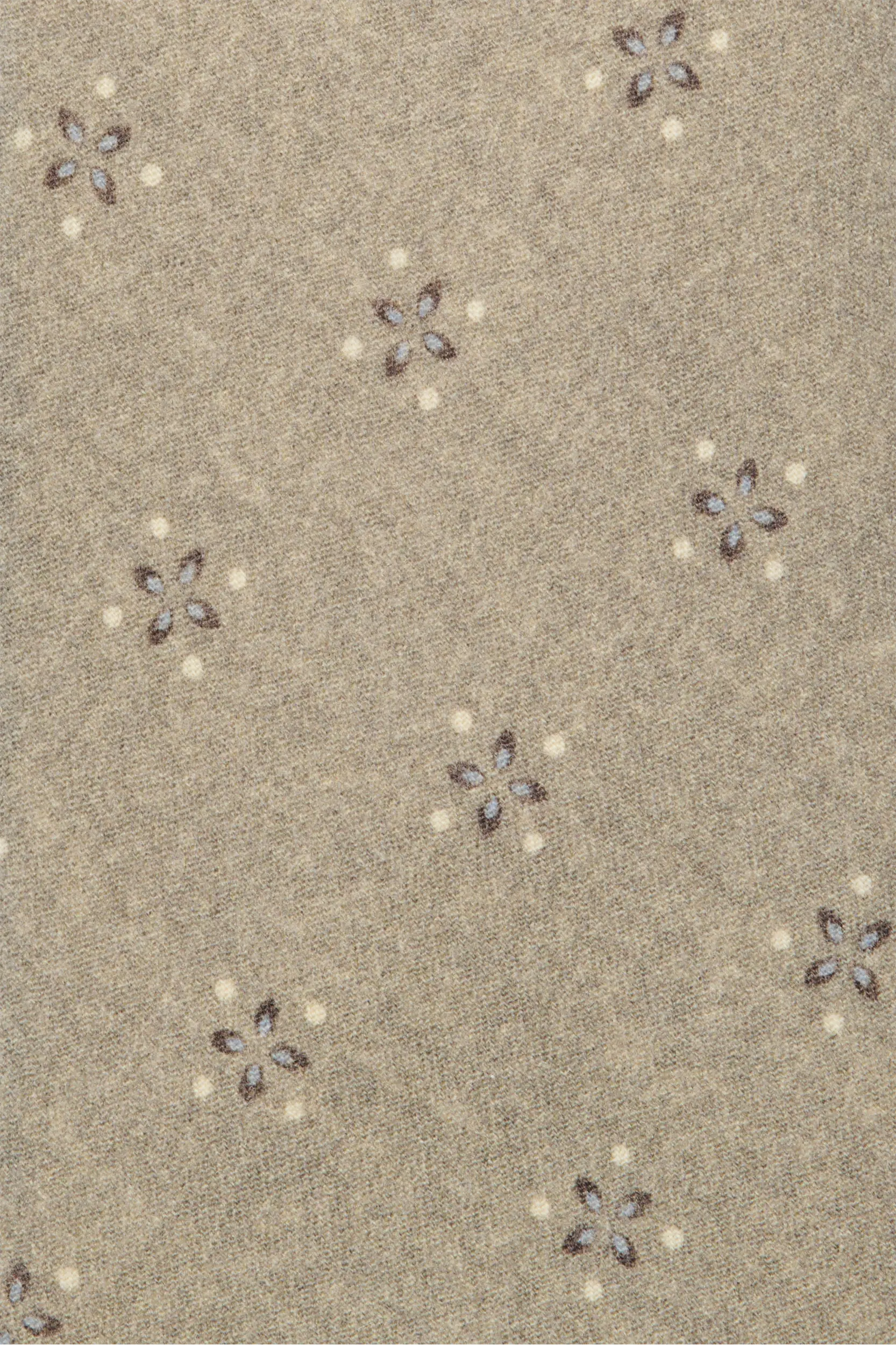 Taupe patterned tie - Made in Italy