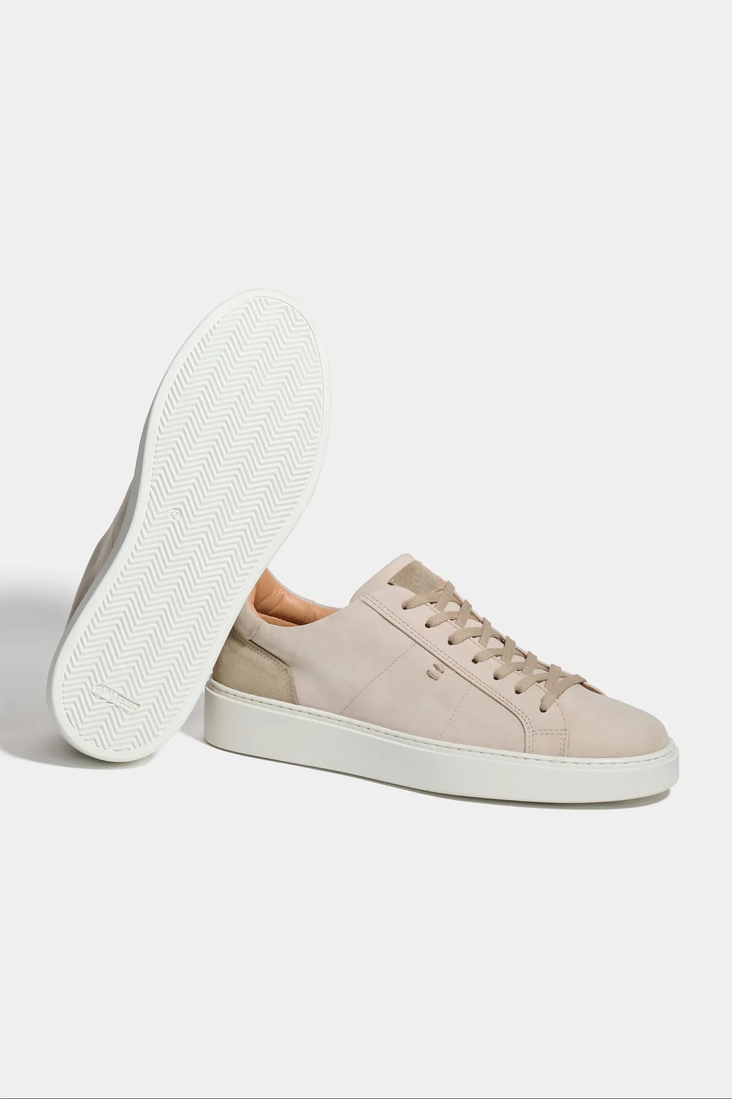 Beige nabuk sneakers - Made in Italy