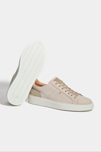 Beige nabuk sneakers - Made in Italy
