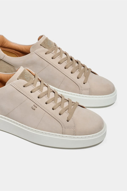 Beige nabuk sneakers - Made in Italy