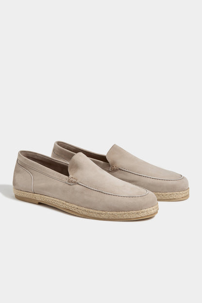 Beige suede espadrilles - Made In Italy